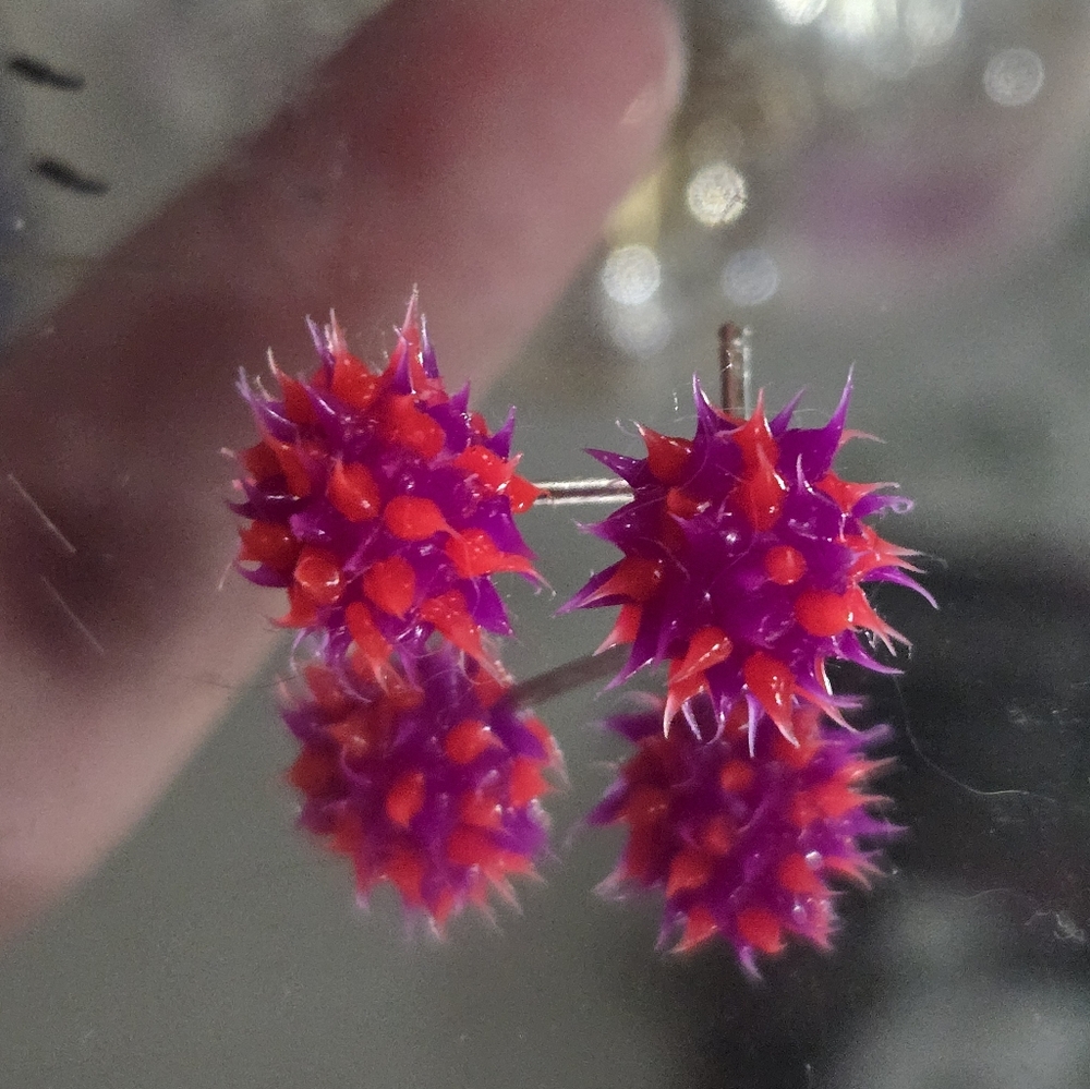 Spike earrings